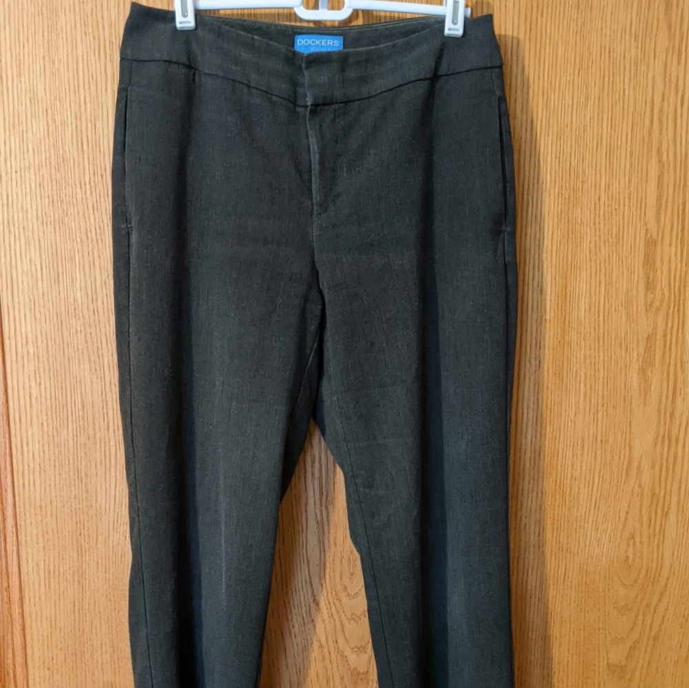 Dockers grey trousers, size 6.